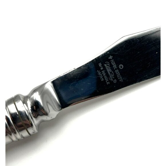 Kirk Stieff Williamsburg Royal Shell Stainless Flatware 18/8 Korea‎ Dinner Knife - Picture 6 of 11